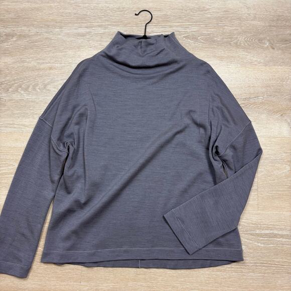 Lululemon Wool Principal Dancer Turtleneck Sweater Women’s 10 Color Gray - Picture 2 of 5